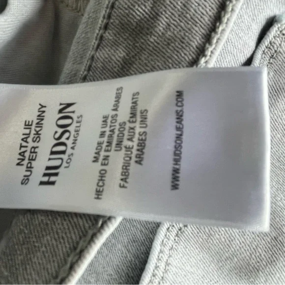 Gray Hudson Jeans Natalie Super Skinny - Picture 6 of 6